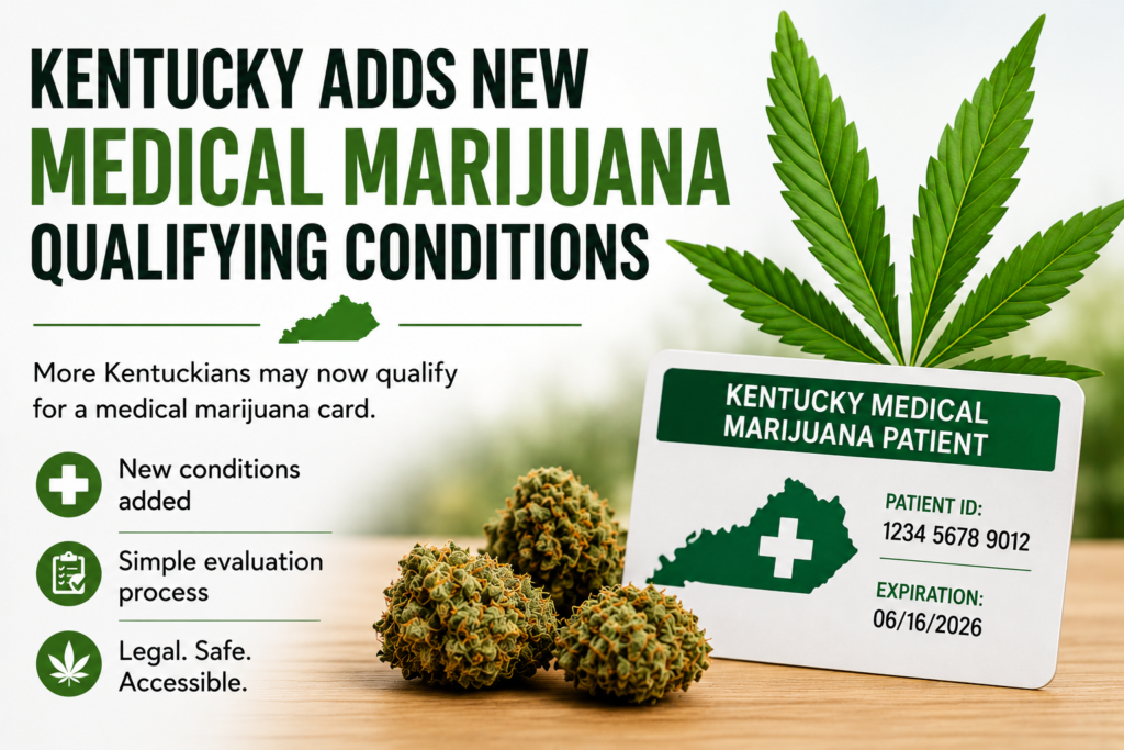 Kentucky Adds New Medical Marijuana Qualifying Conditions 2026