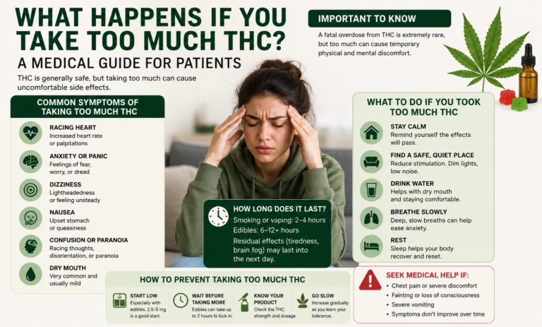 What Happens If You Take Too Much THC